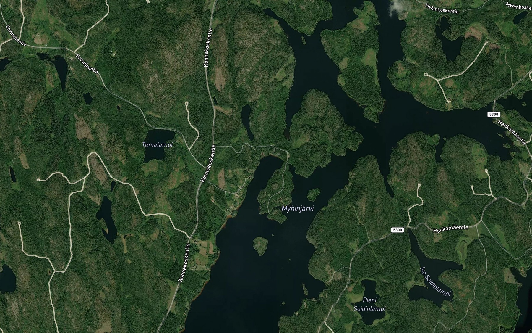 Satellite map of the Kannainlahti