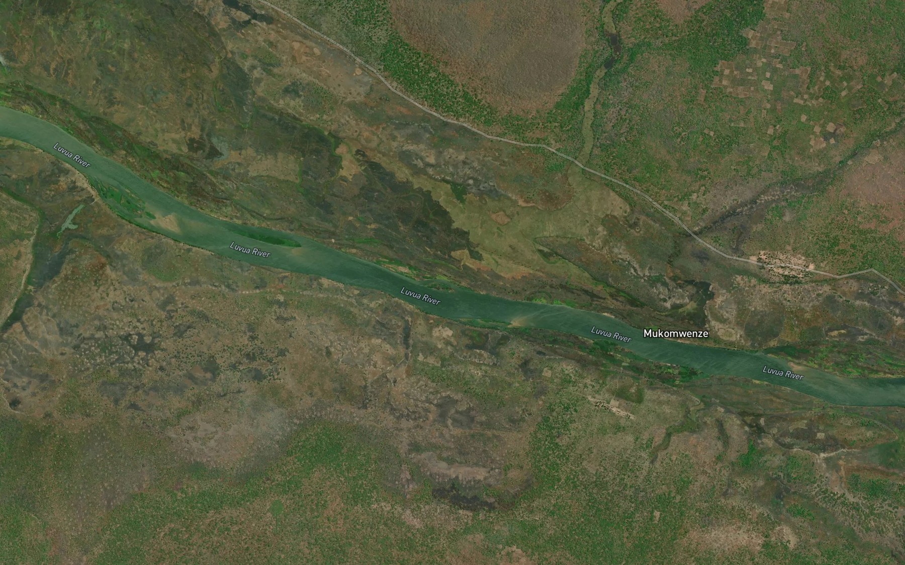 Satellite map of the Kansia