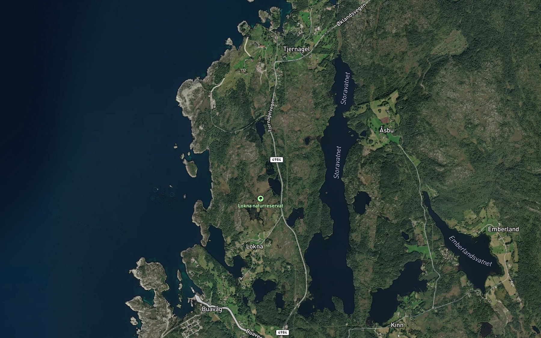 Satellite map of the Skiftatjorna