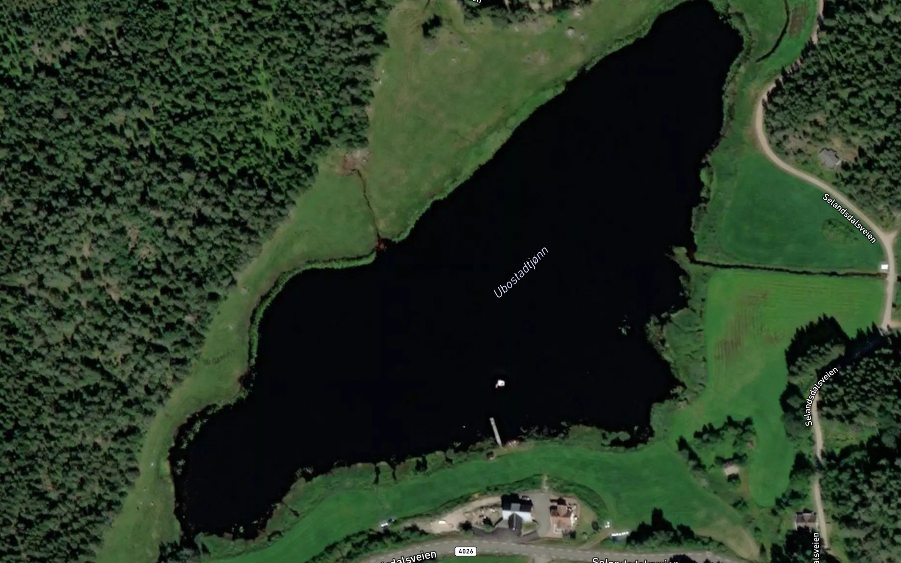 Satellite map of the Utbostadvatnet