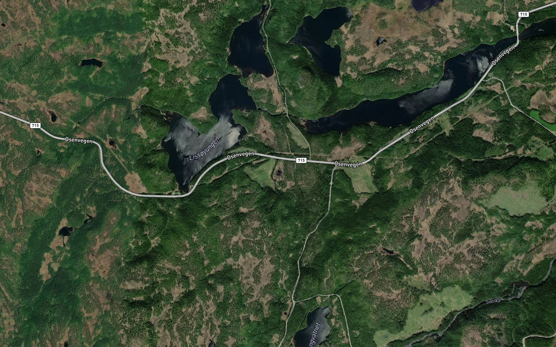 Satellite map of the Storlidalstjonna