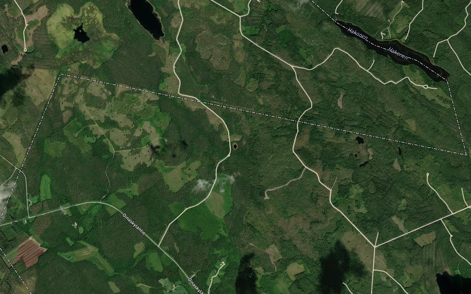 Satellite map of the Perselampi
