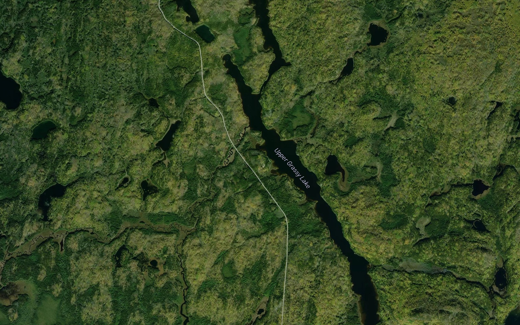 Satellite map of the Marne Creek