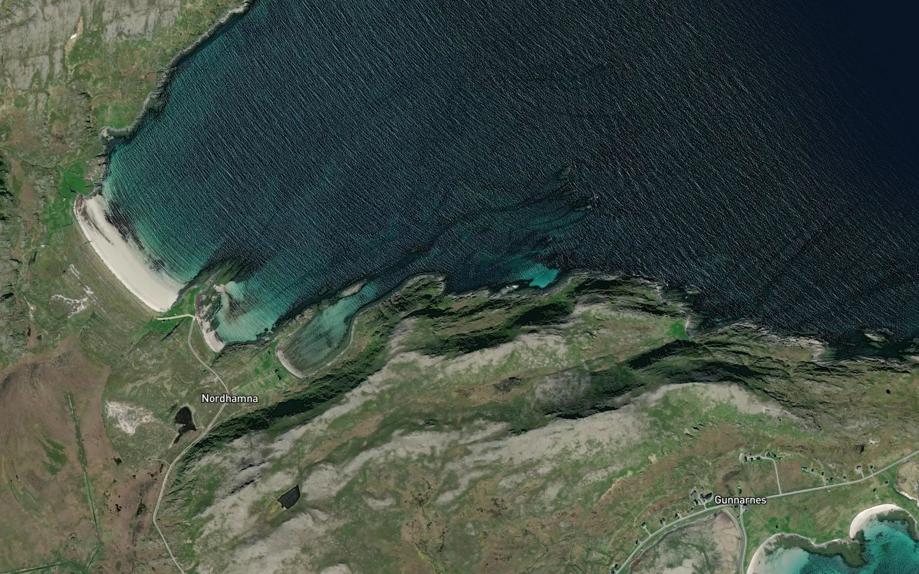 Satellite map of the Lyngvika