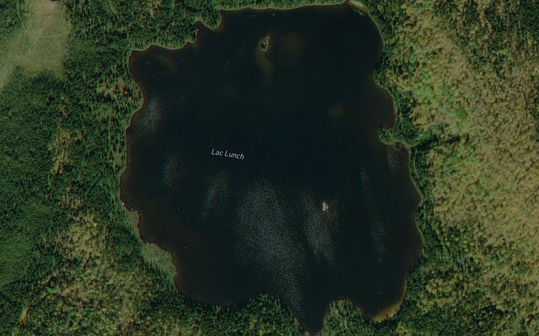 Satellite map of the Lac Lunch