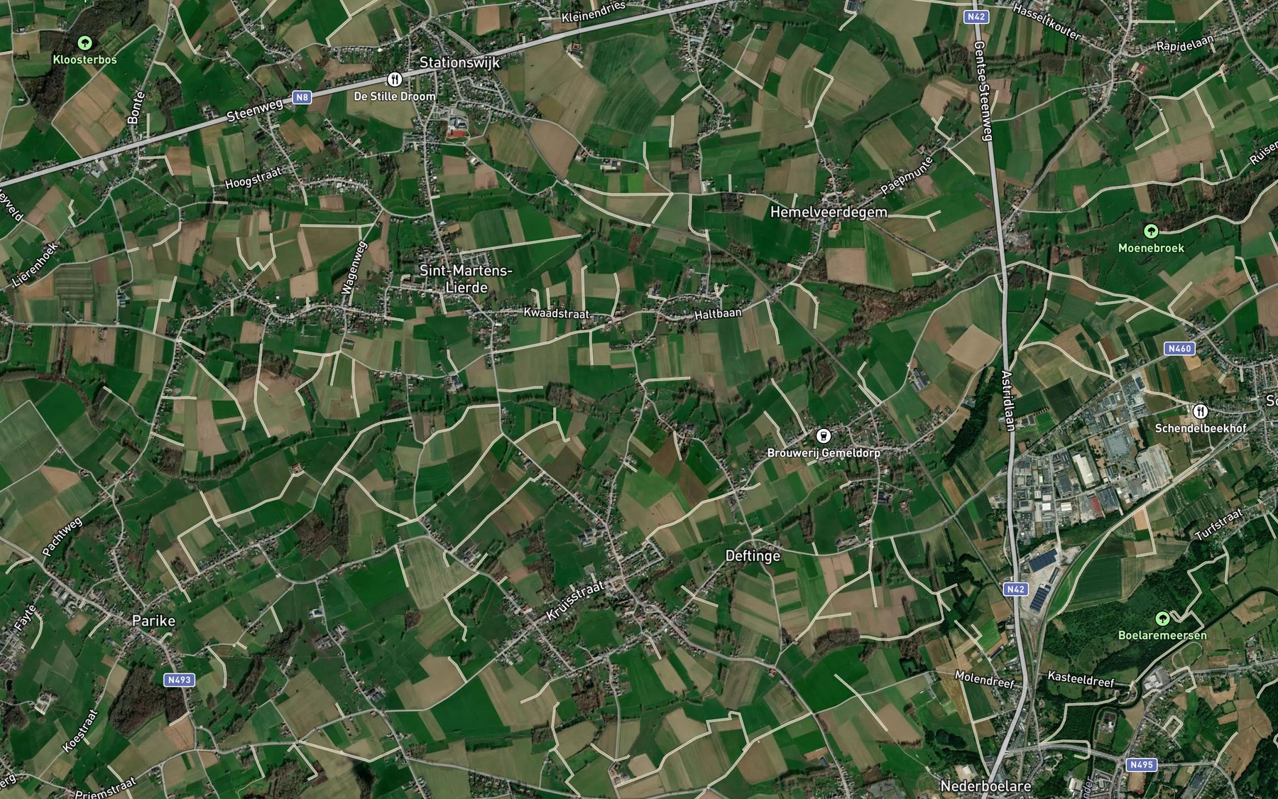 Satellite map of the Parkbosbeek