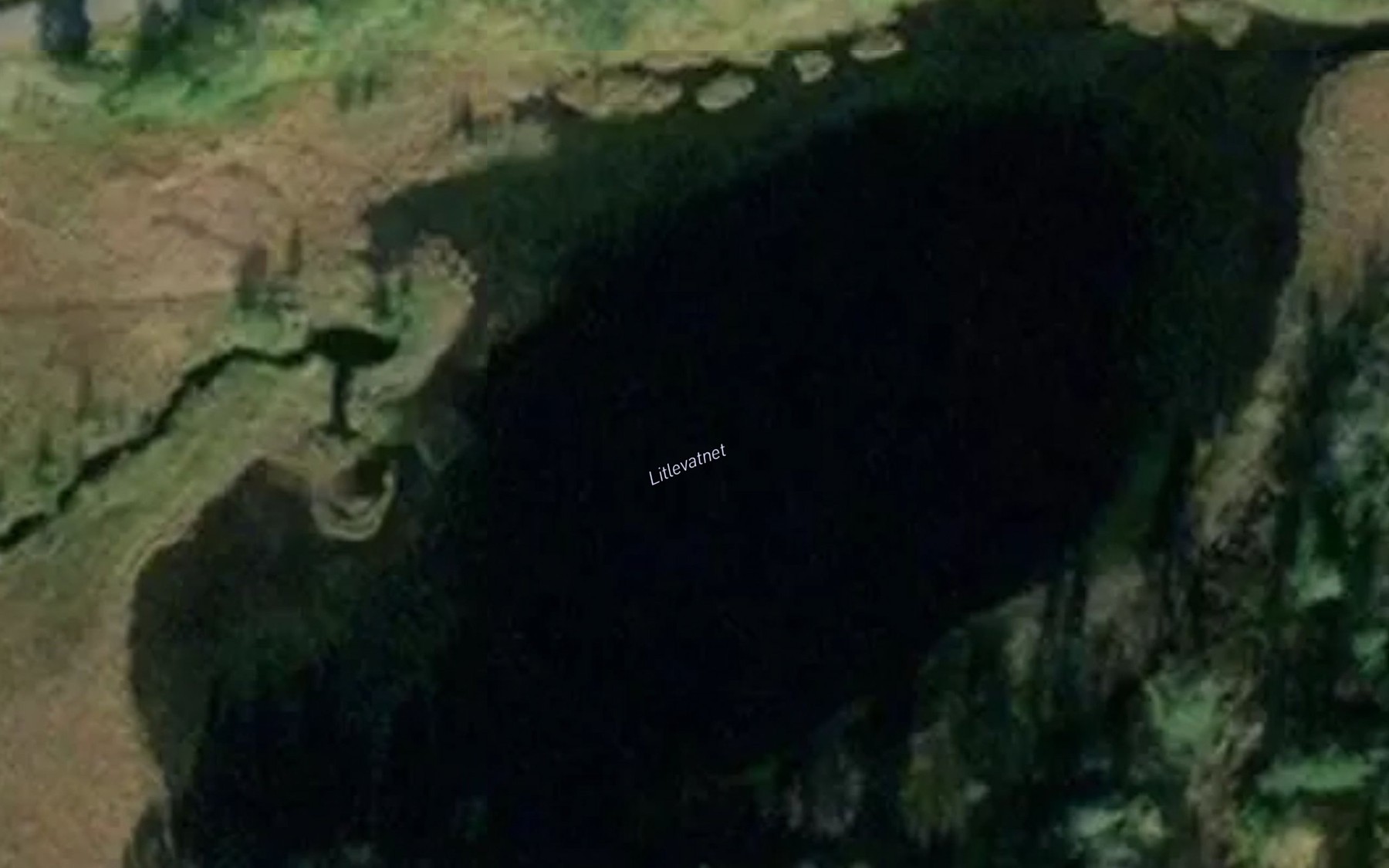 Satellite map of the Litlvatnet