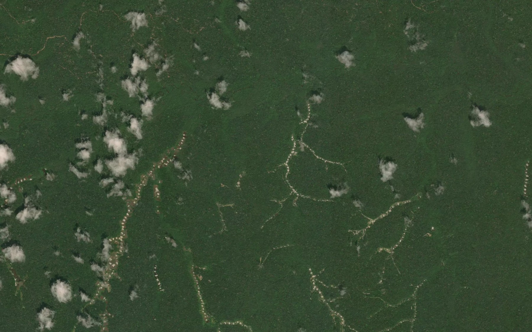 Satellite map of the Ondjandzia