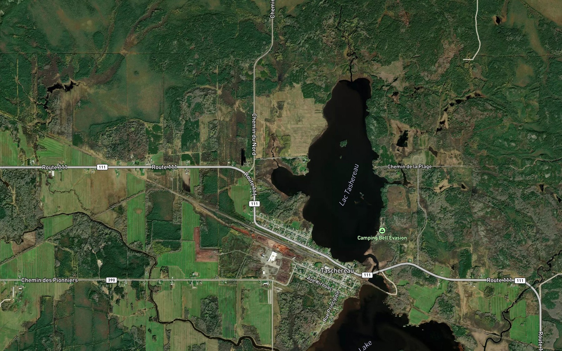 Satellite map of the Baie des Boutin