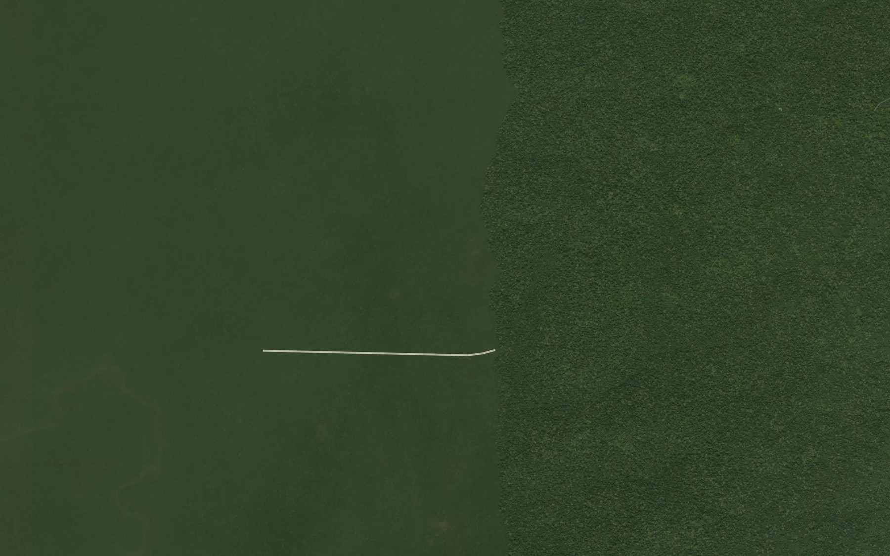 Satellite map of the Mameko