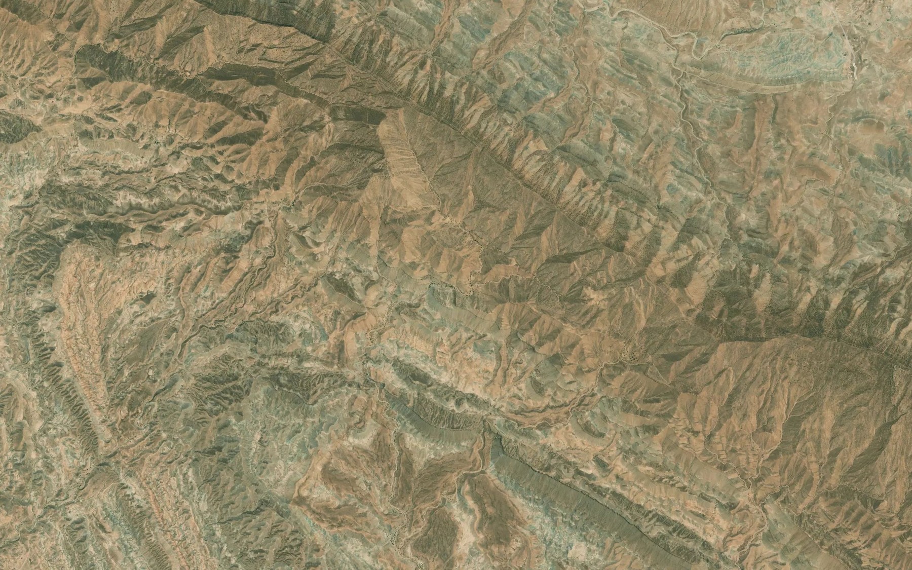 Satellite map of the Cheshmeh-ye Zandanak