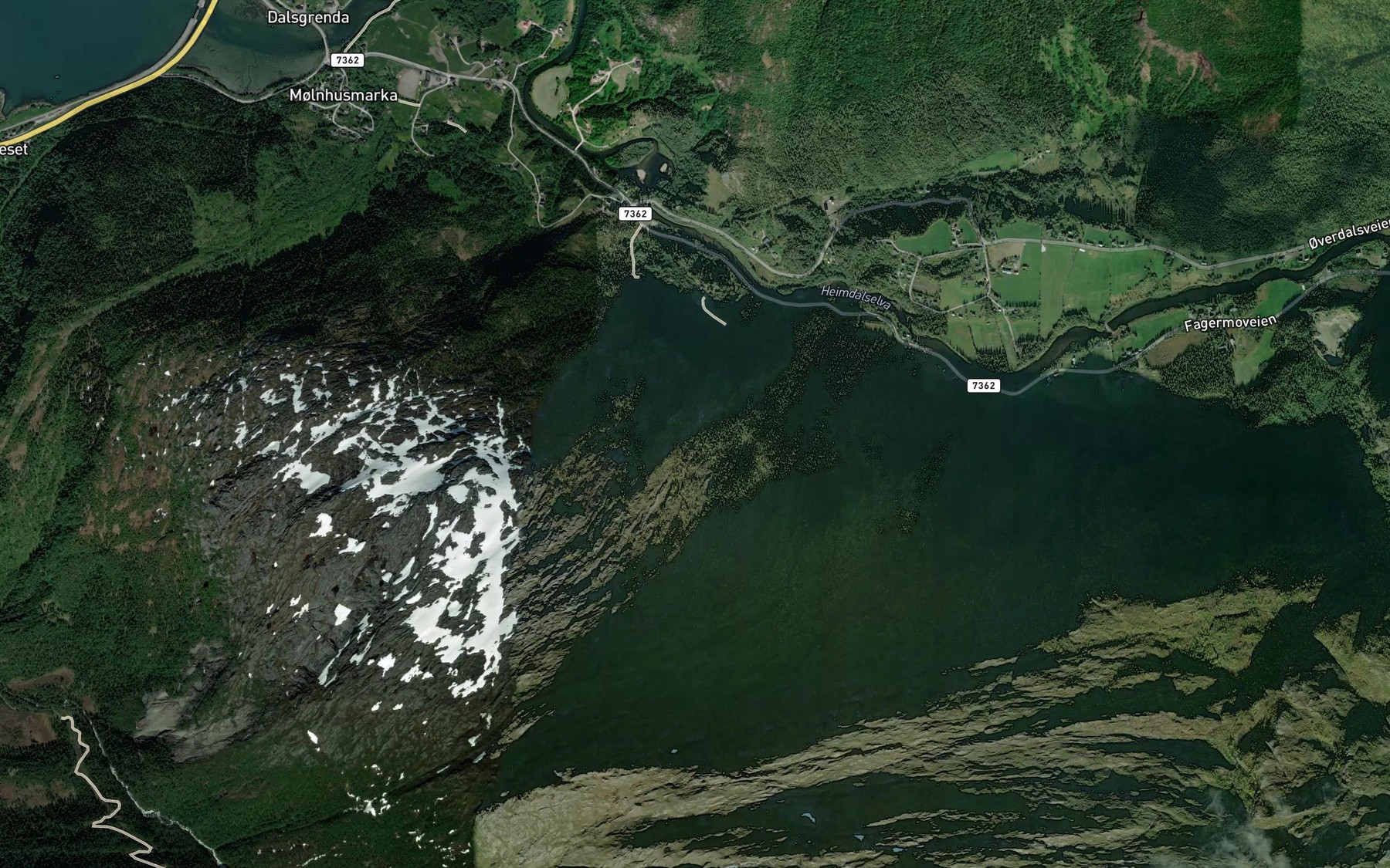 Satellite map of the Storurbekken