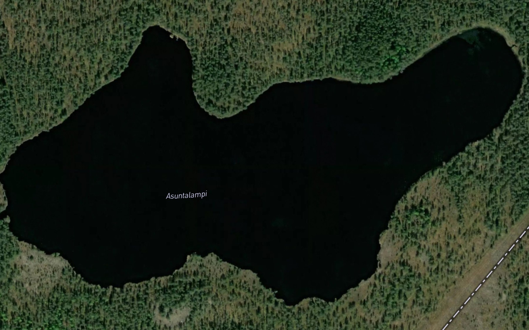 Satellite map of the Asuntalampi