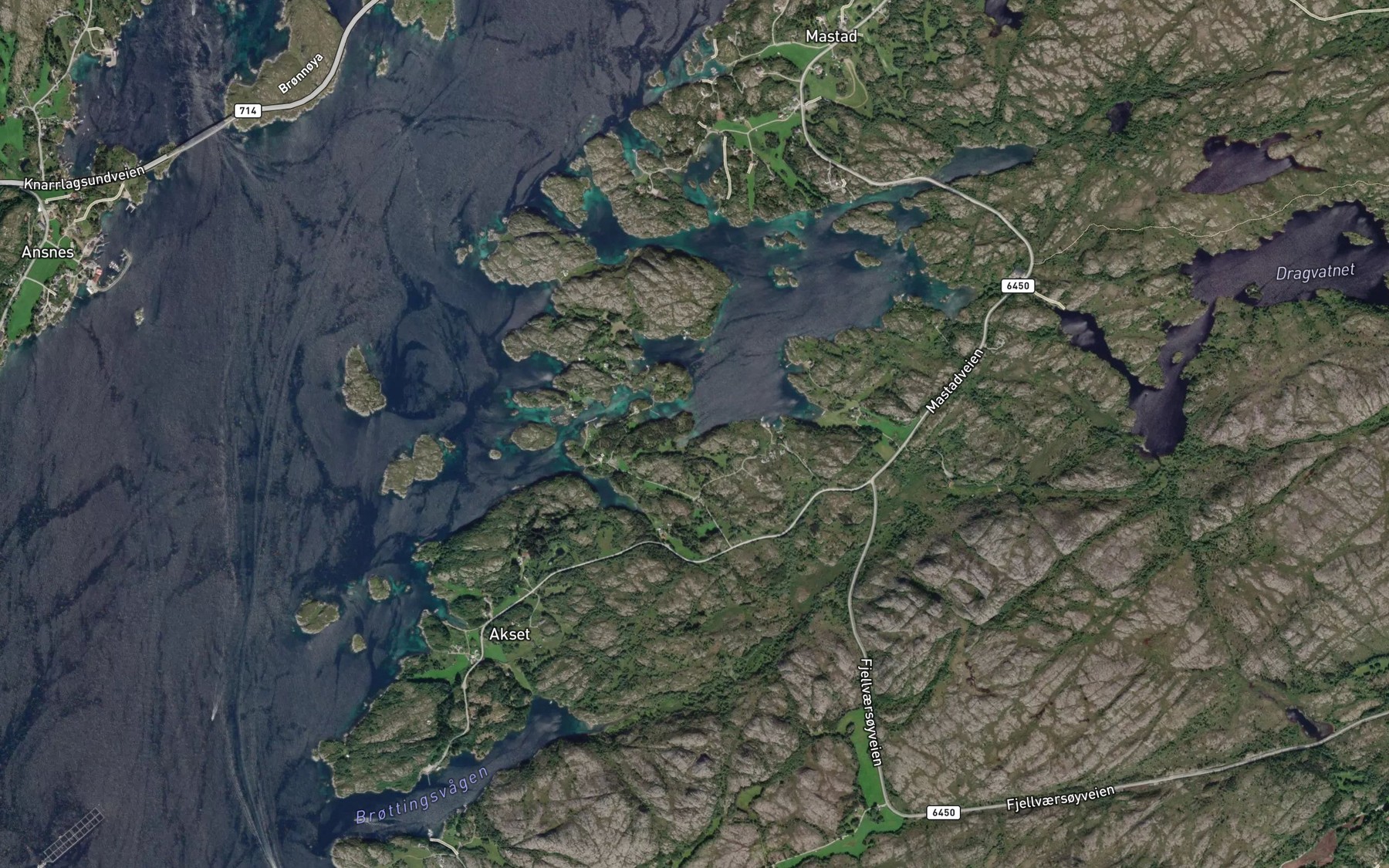 Satellite map of the Holet