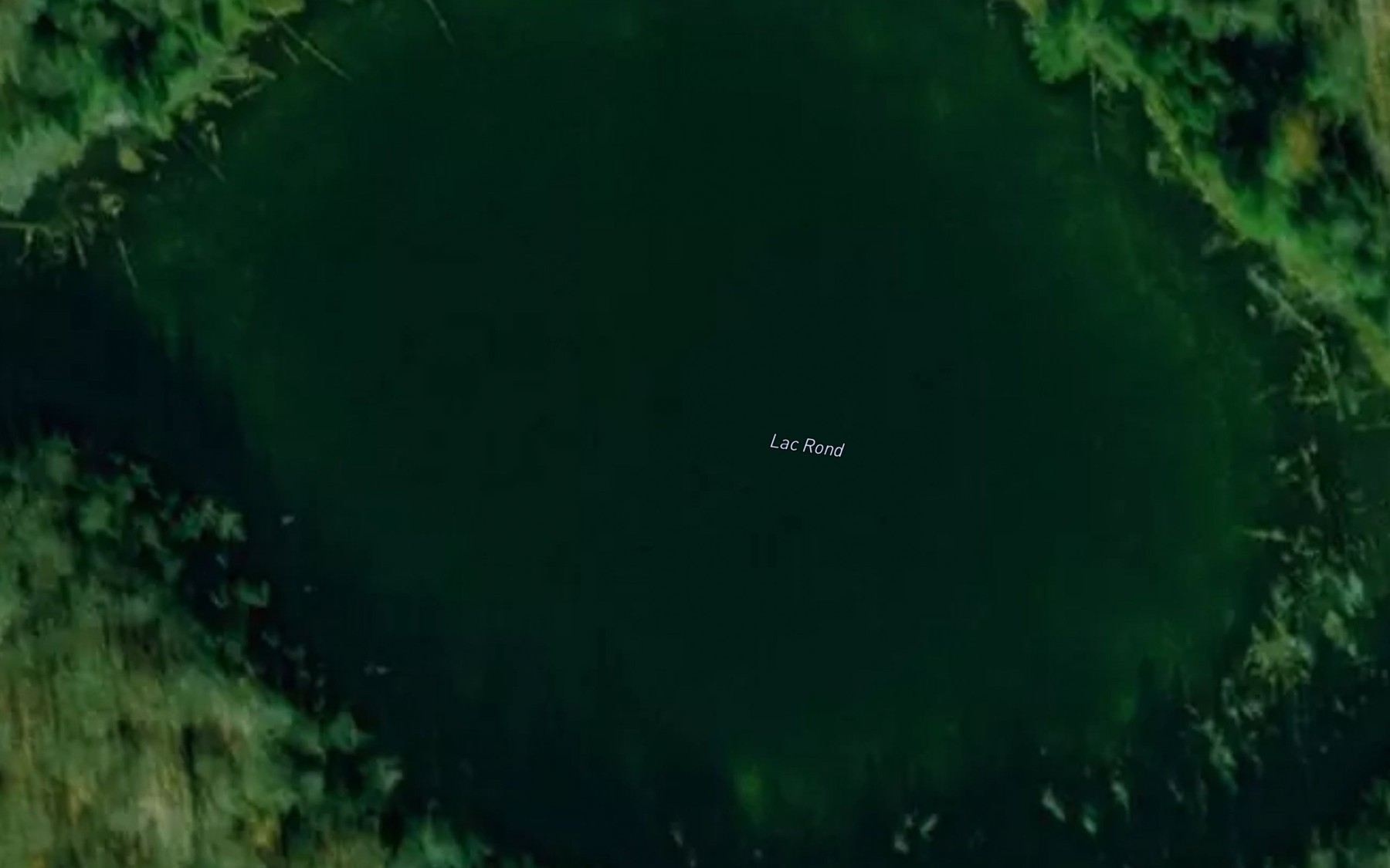 Satellite map of the Lac Rond