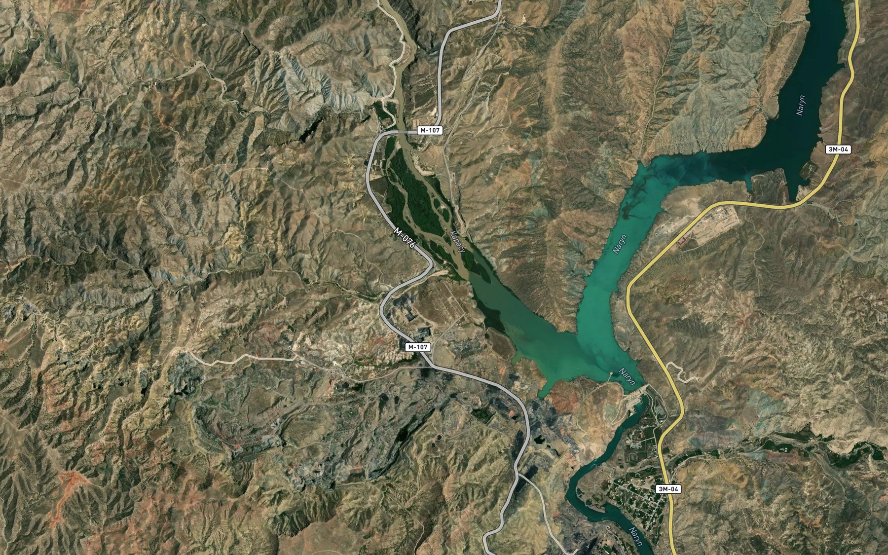 Satellite map of the Kalaysay