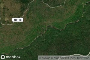 Satellite map of the Tub Run