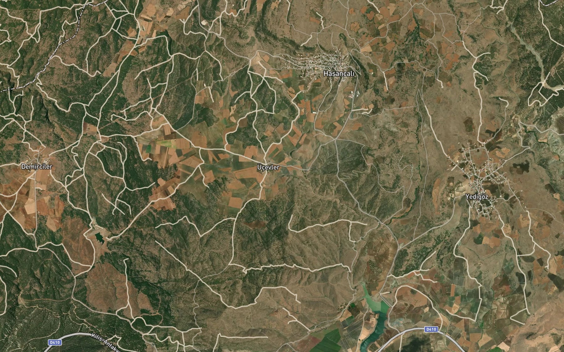 Satellite map of the Kazilicayir Deresi