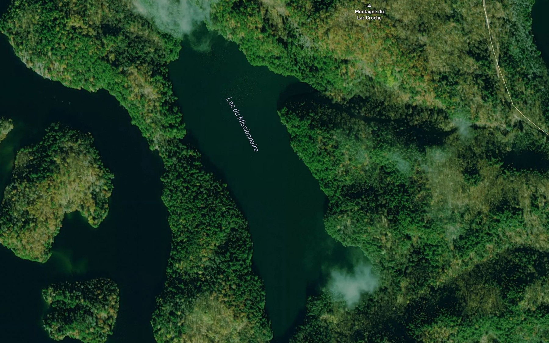 Satellite map of the Lac du Missionnaire