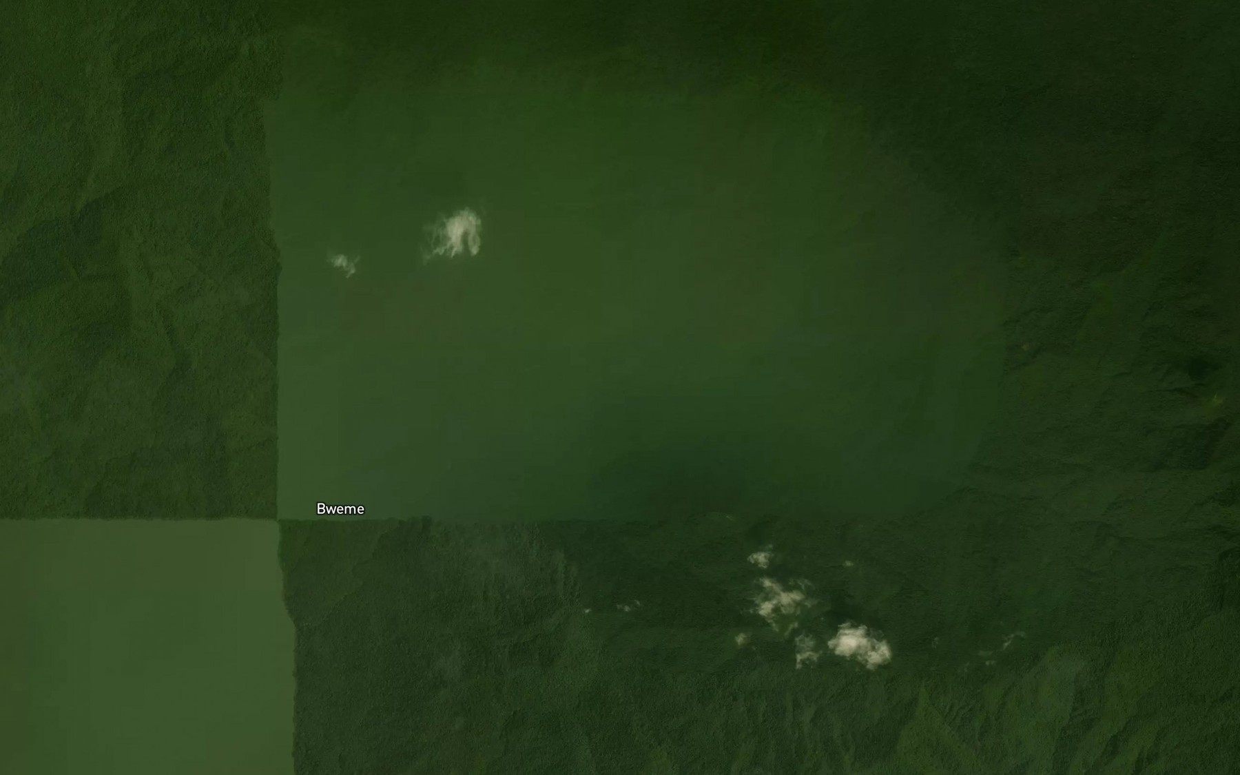 Satellite map of the Mekua
