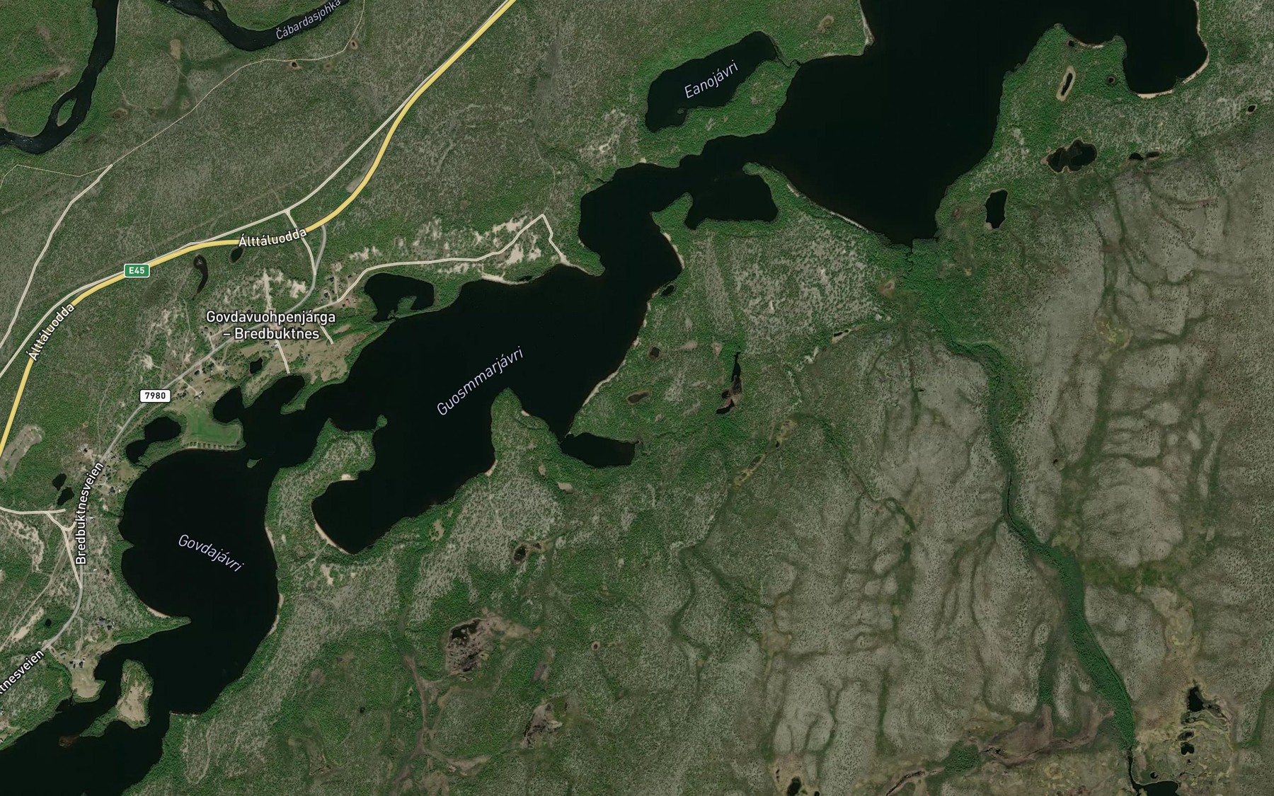 Satellite map of the Sunnalattu