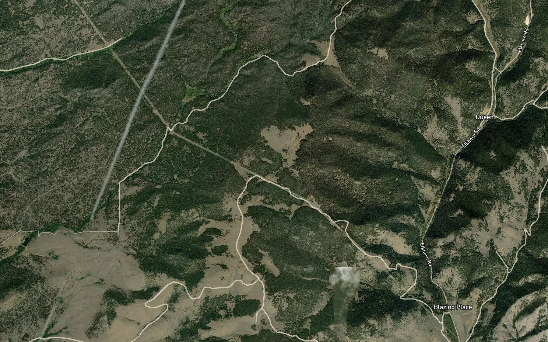 Satellite map of the Half Moon Springs
