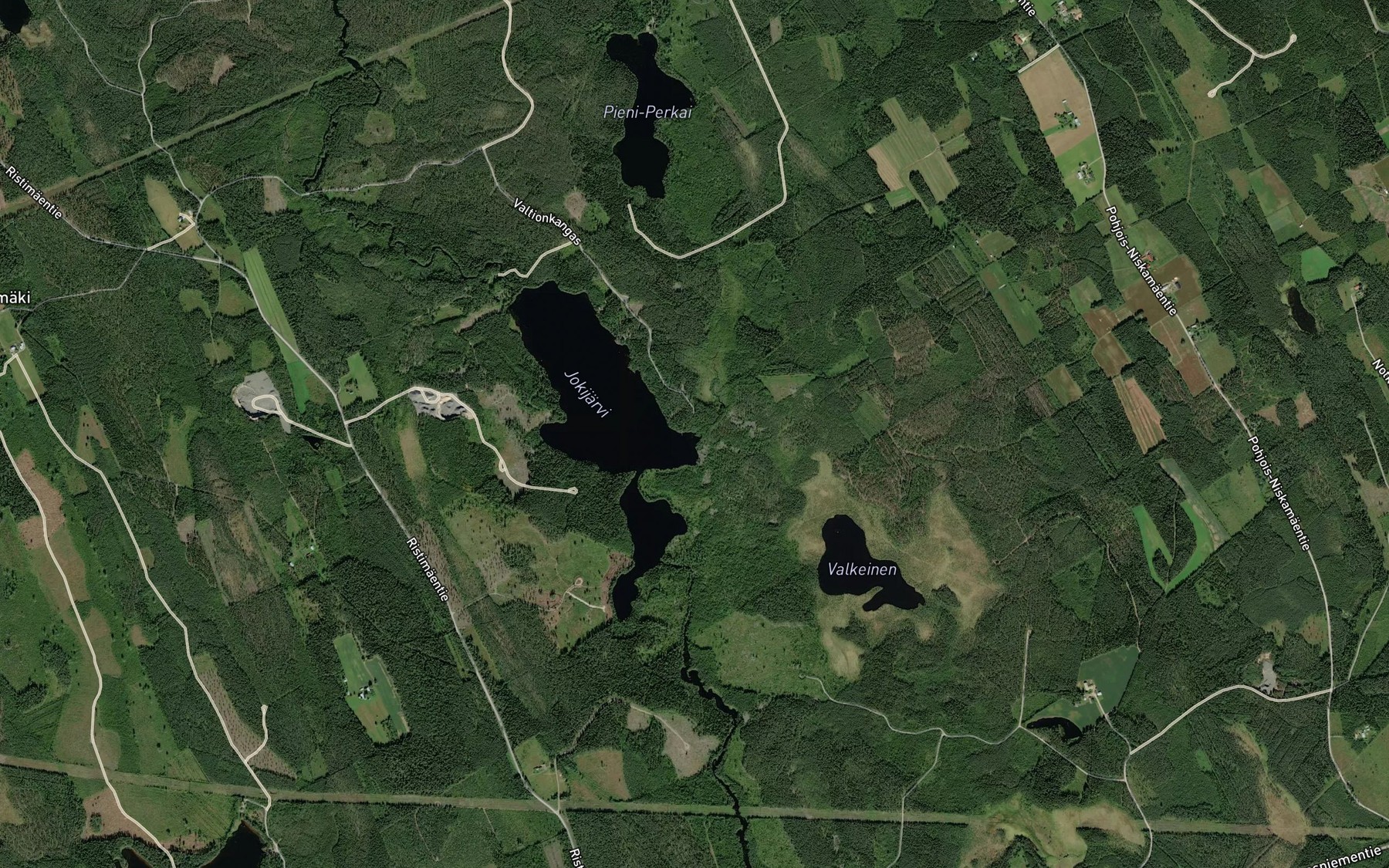 Satellite map of the Perkainpuro