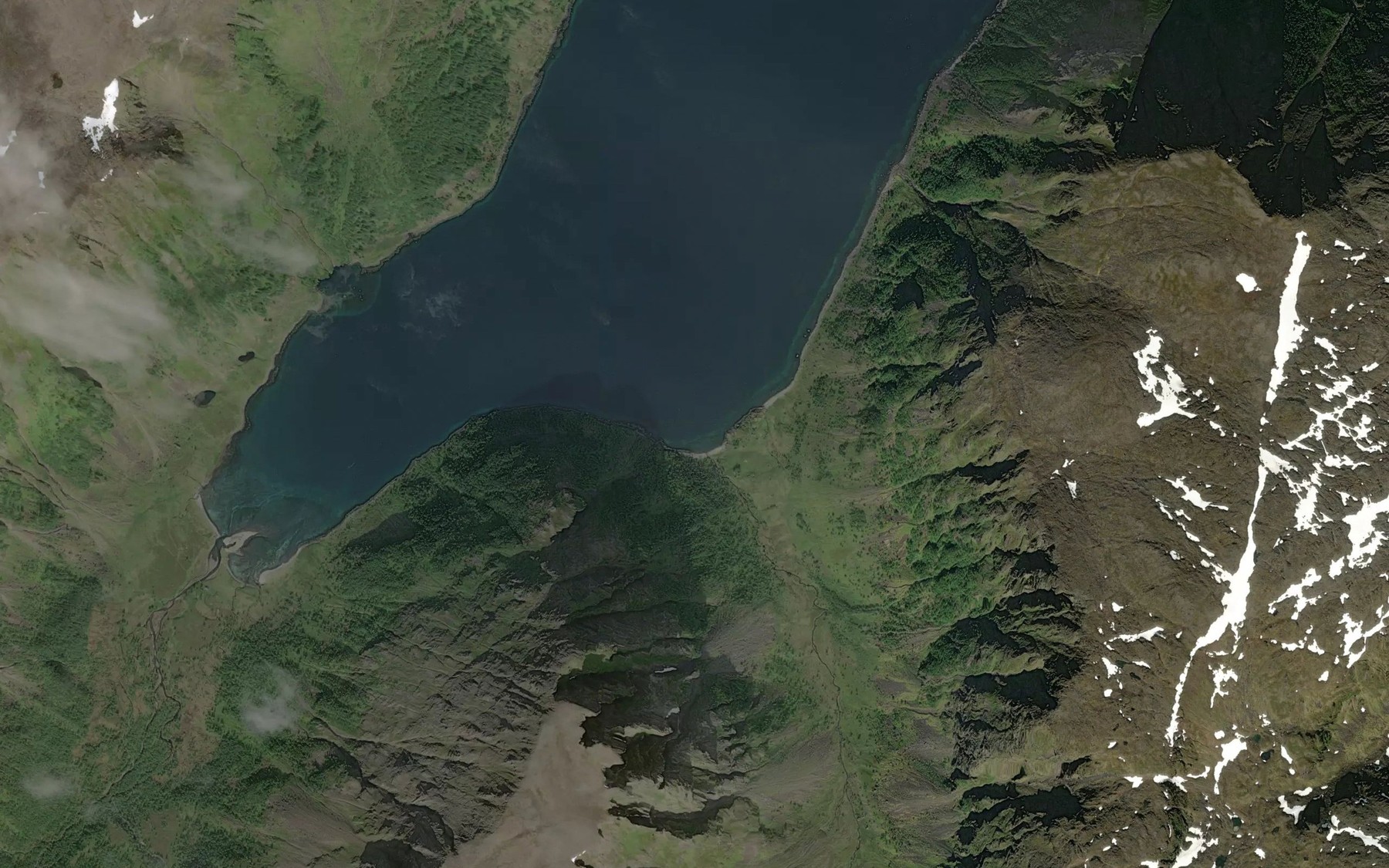 Satellite map of the Gaessegappi