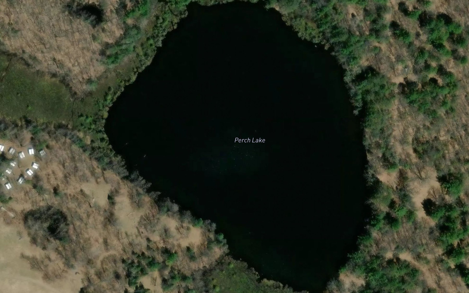 Satellite map of the Perch Lake