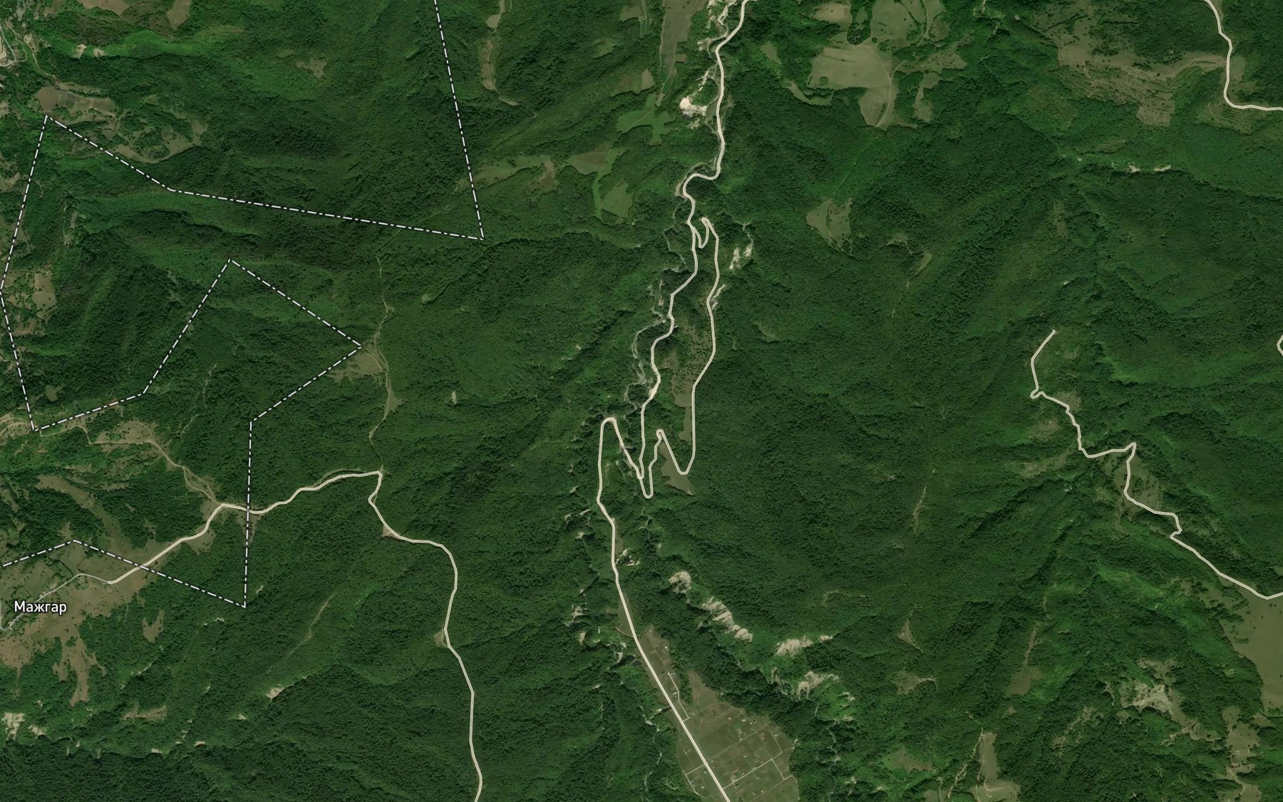 Satellite map of the Tsyrkikal