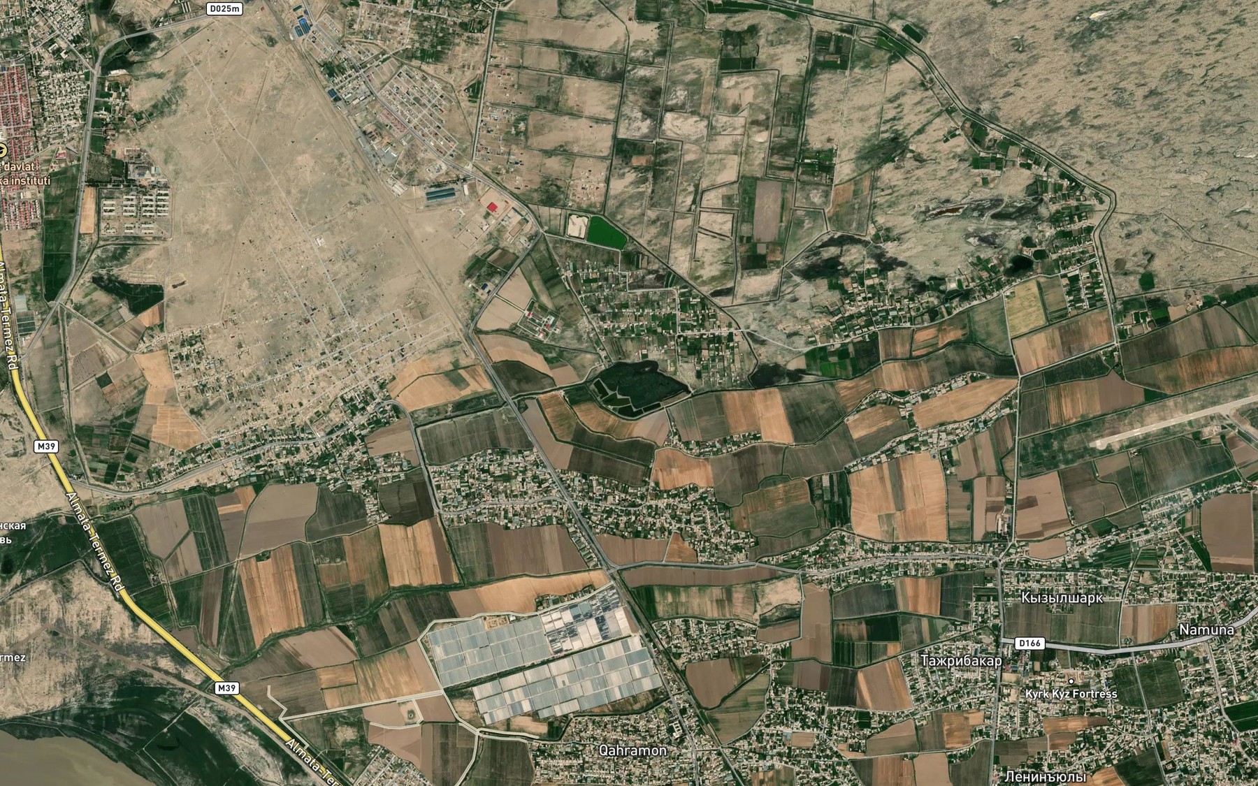 Satellite map of the Ozero Arysh