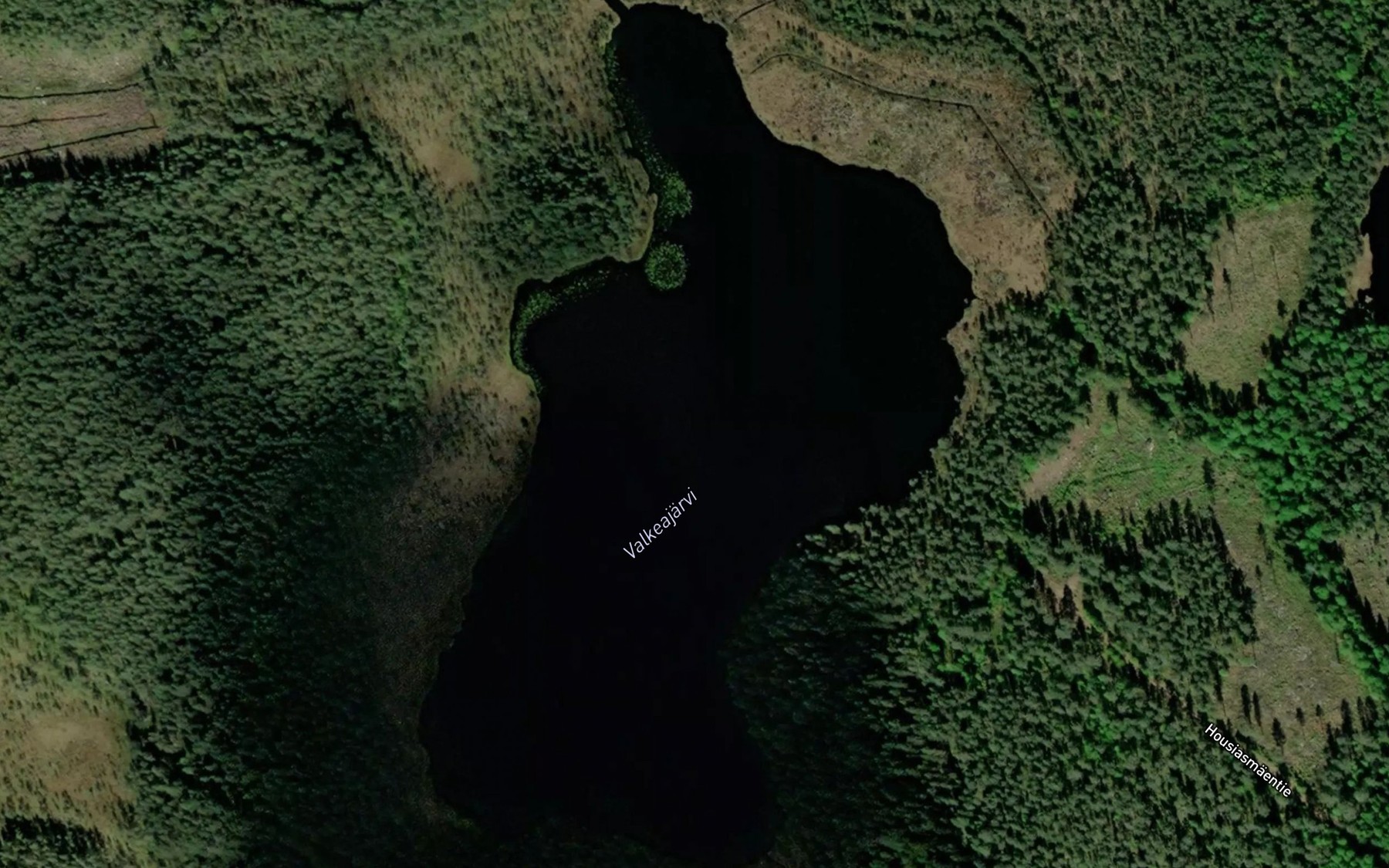Satellite map of the Valkeajarvi