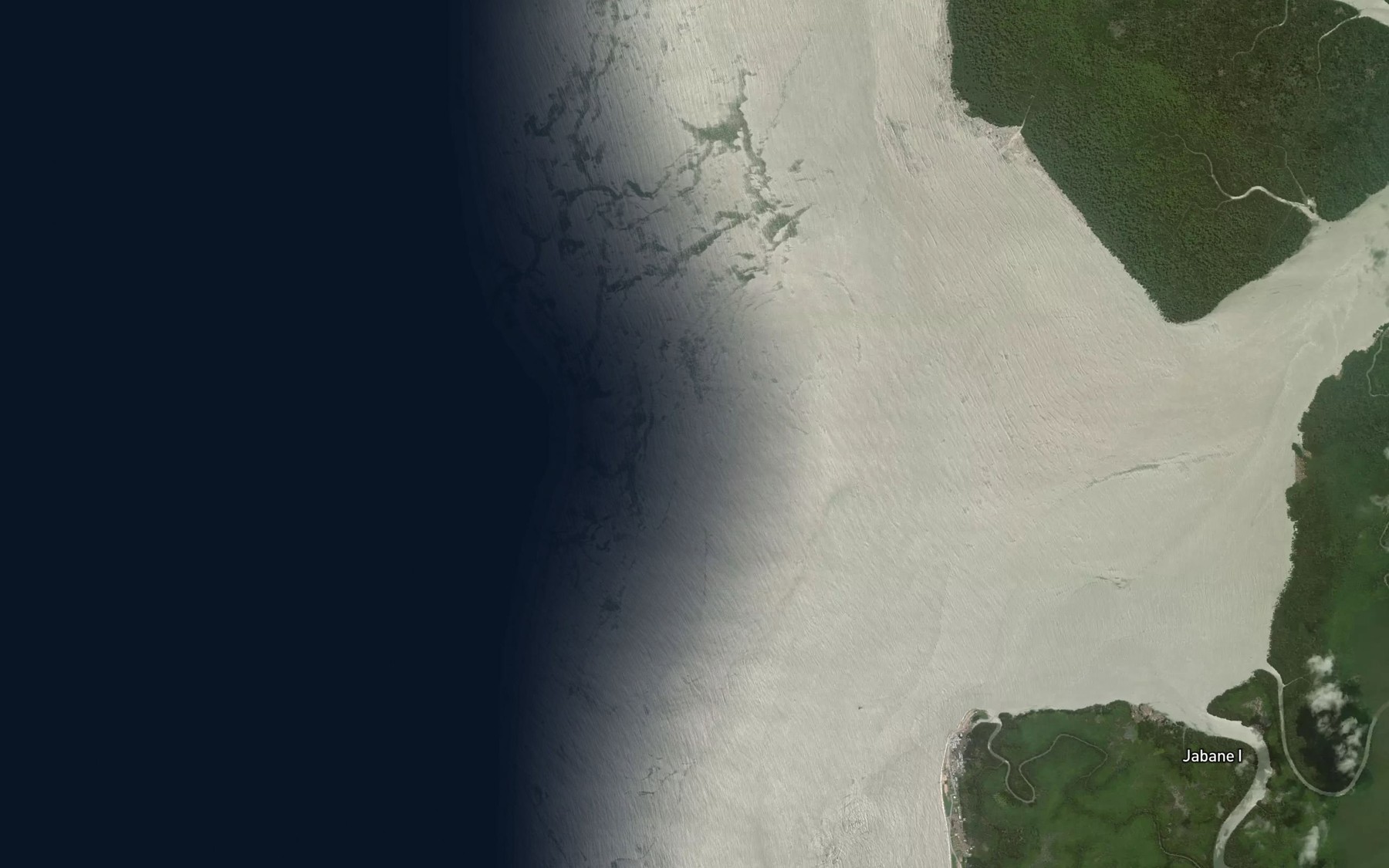 Satellite map of the Akwabana Flat
