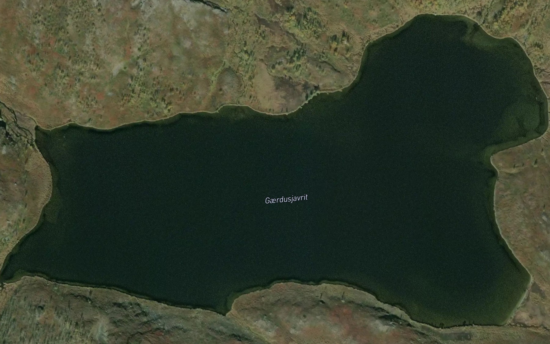 Satellite map of the Bajemus Gearddosjavri