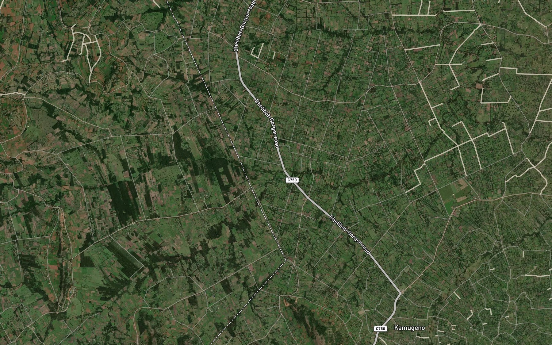 Satellite map of the Isogi