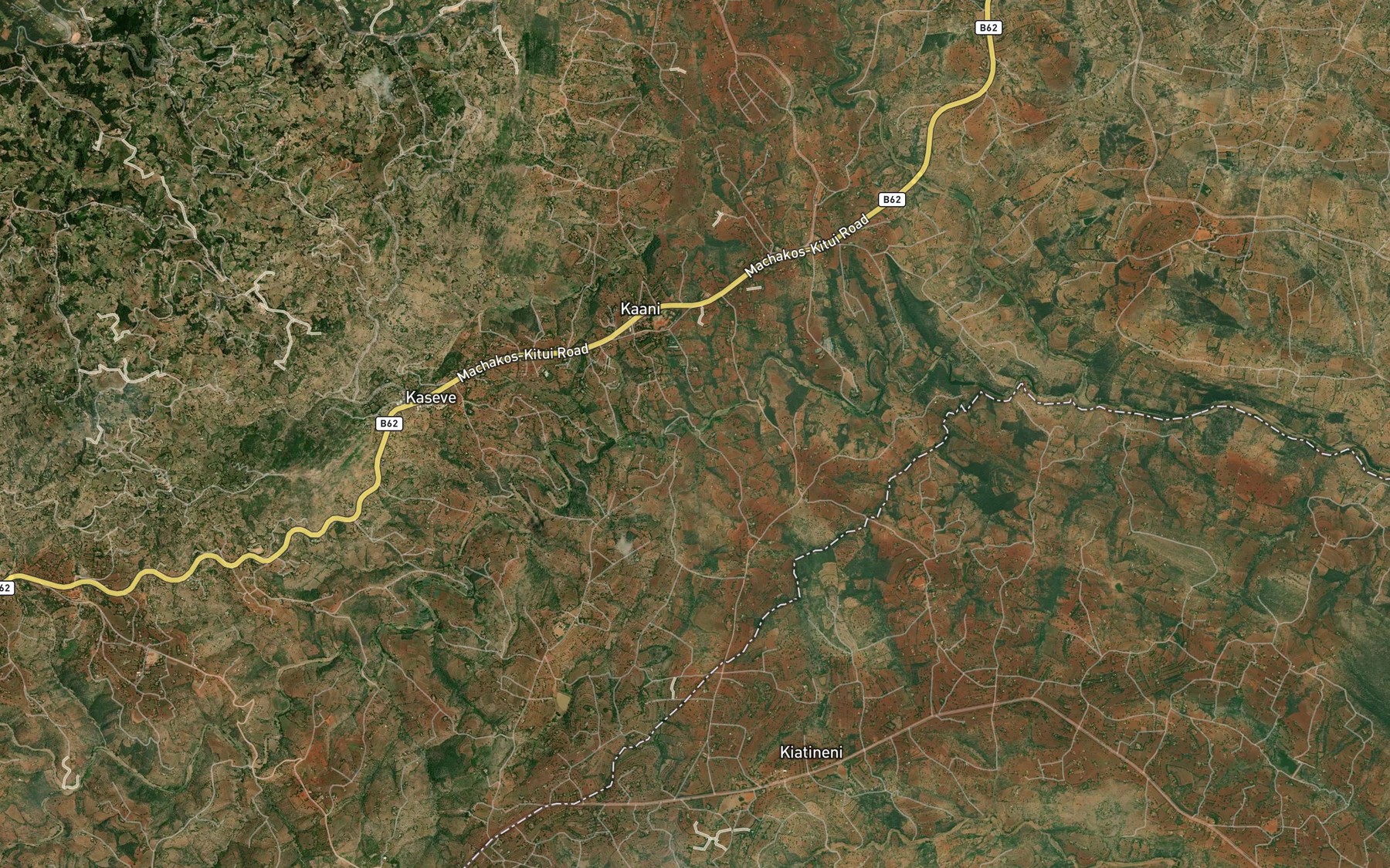 Satellite map of the Ikiwe