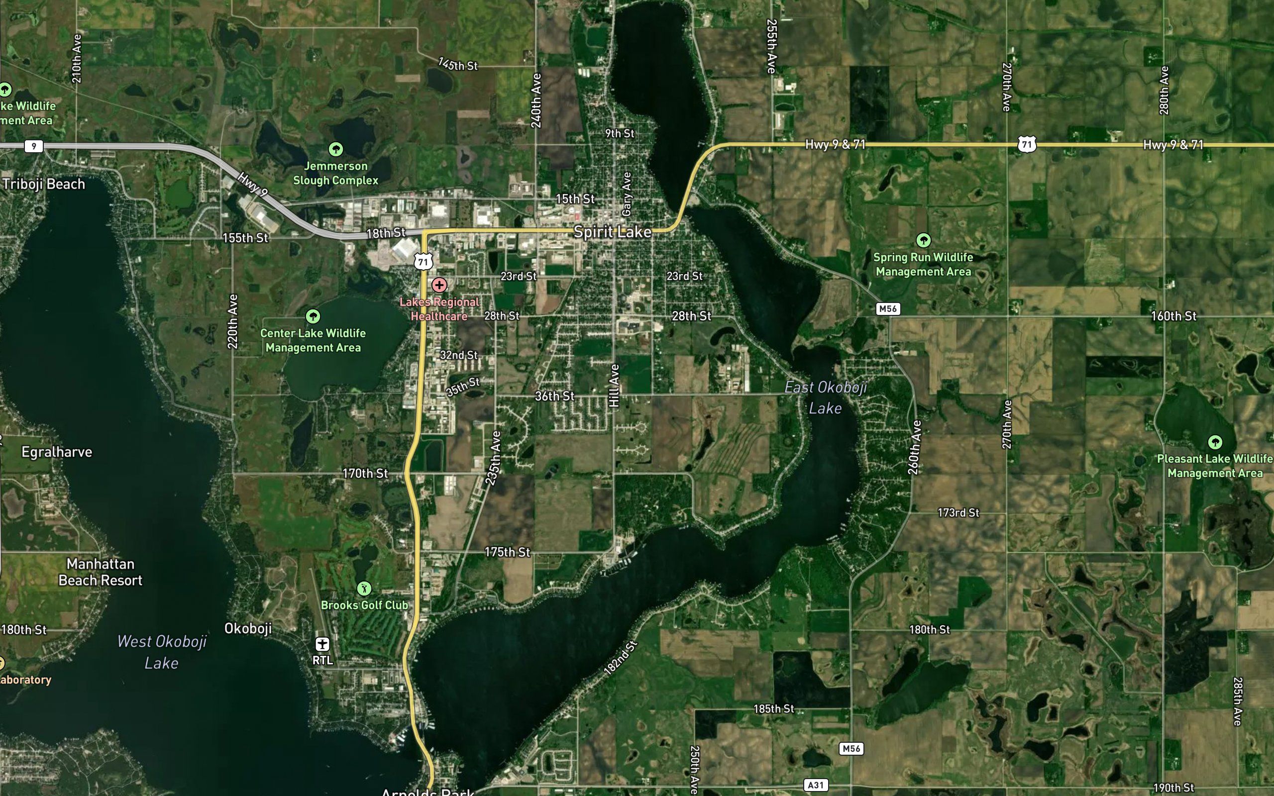 East Okoboji Lake