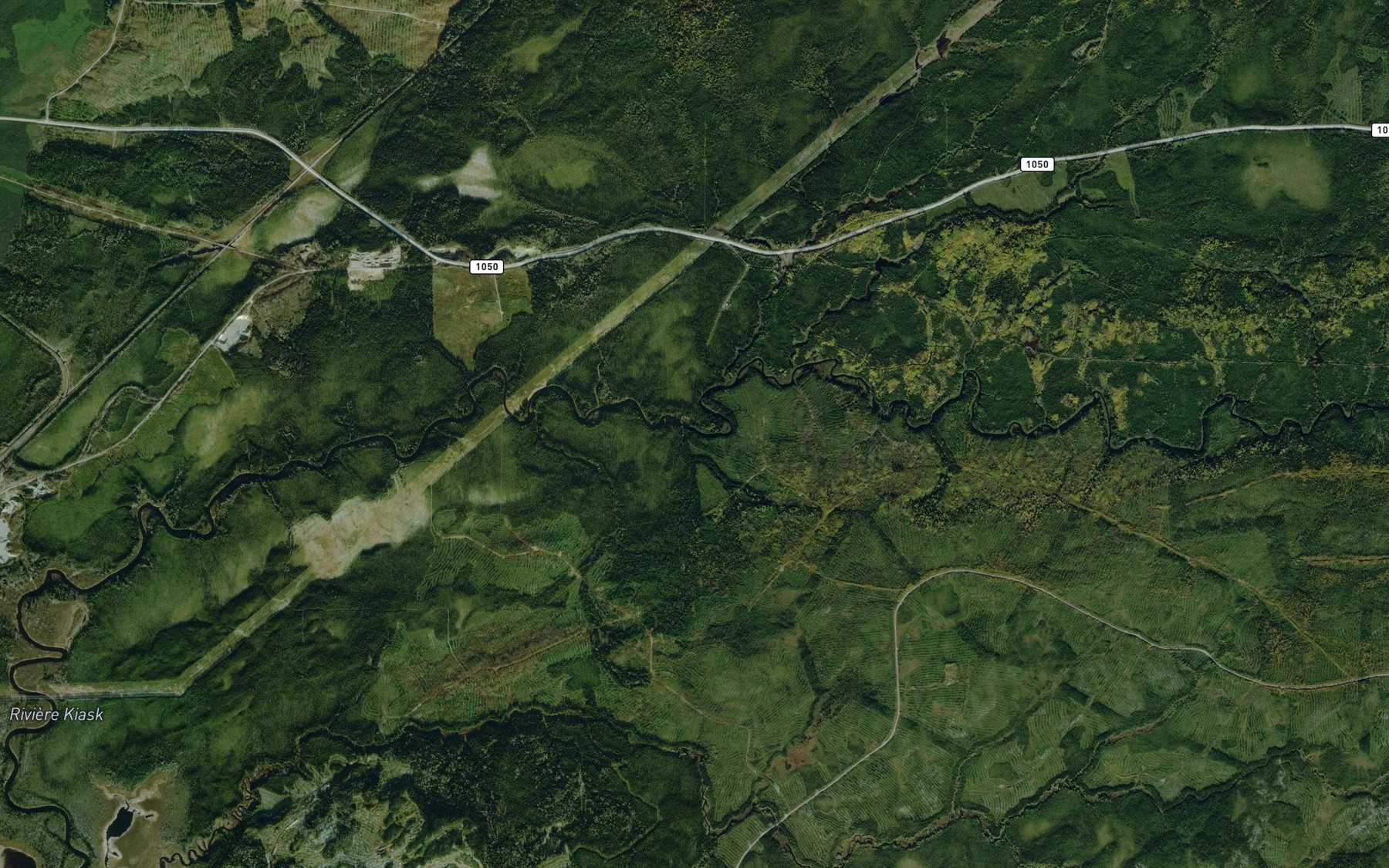 Satellite map of the Ruisseau Wijina