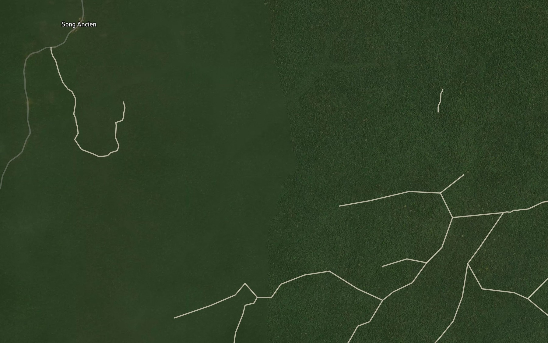 Satellite map of the Bukba