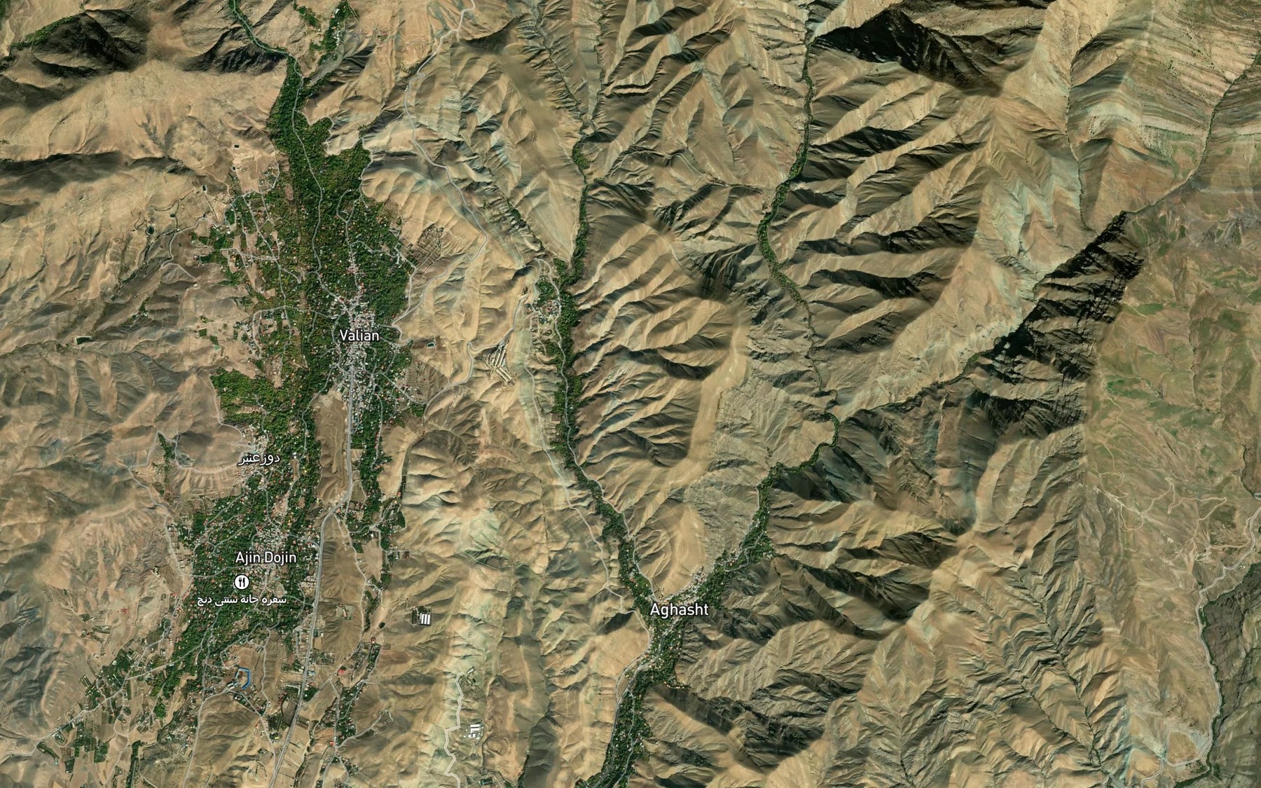 Satellite map of the Barengan