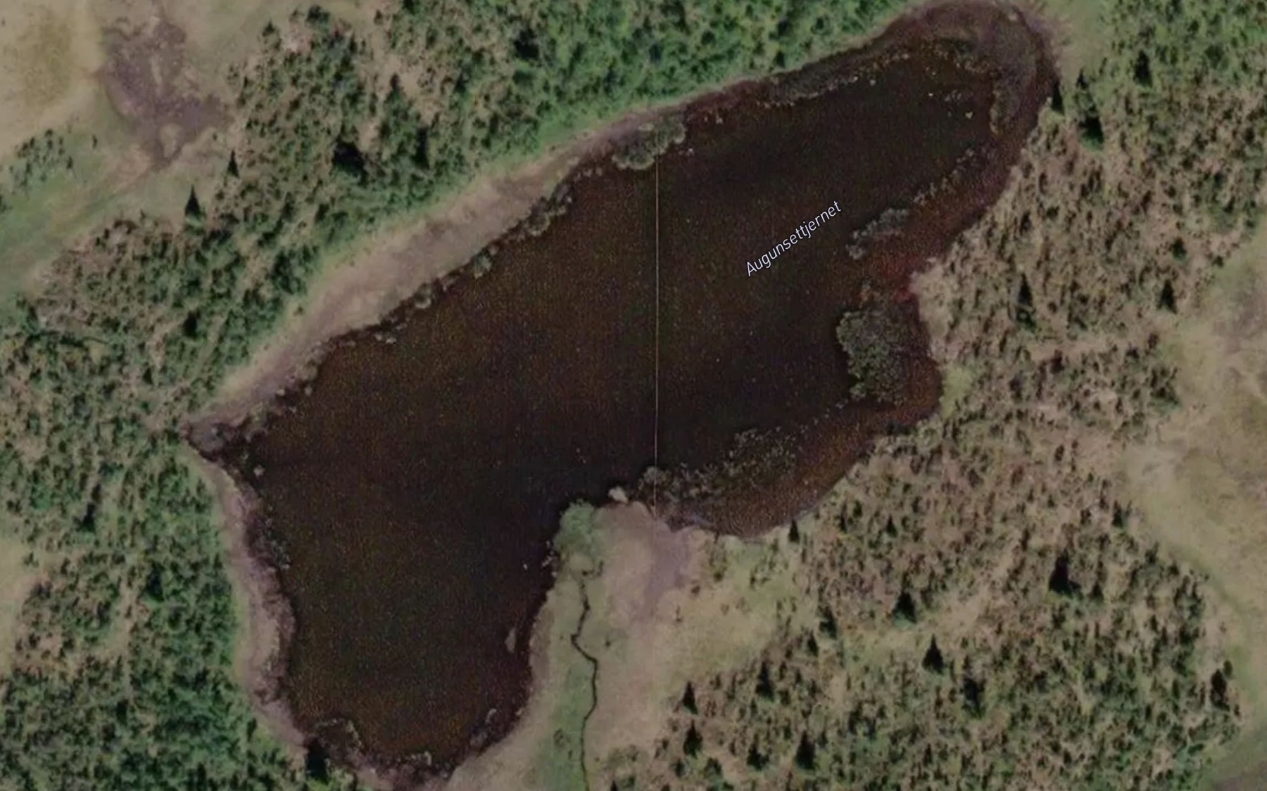 Satellite map of the Augunsettjernet