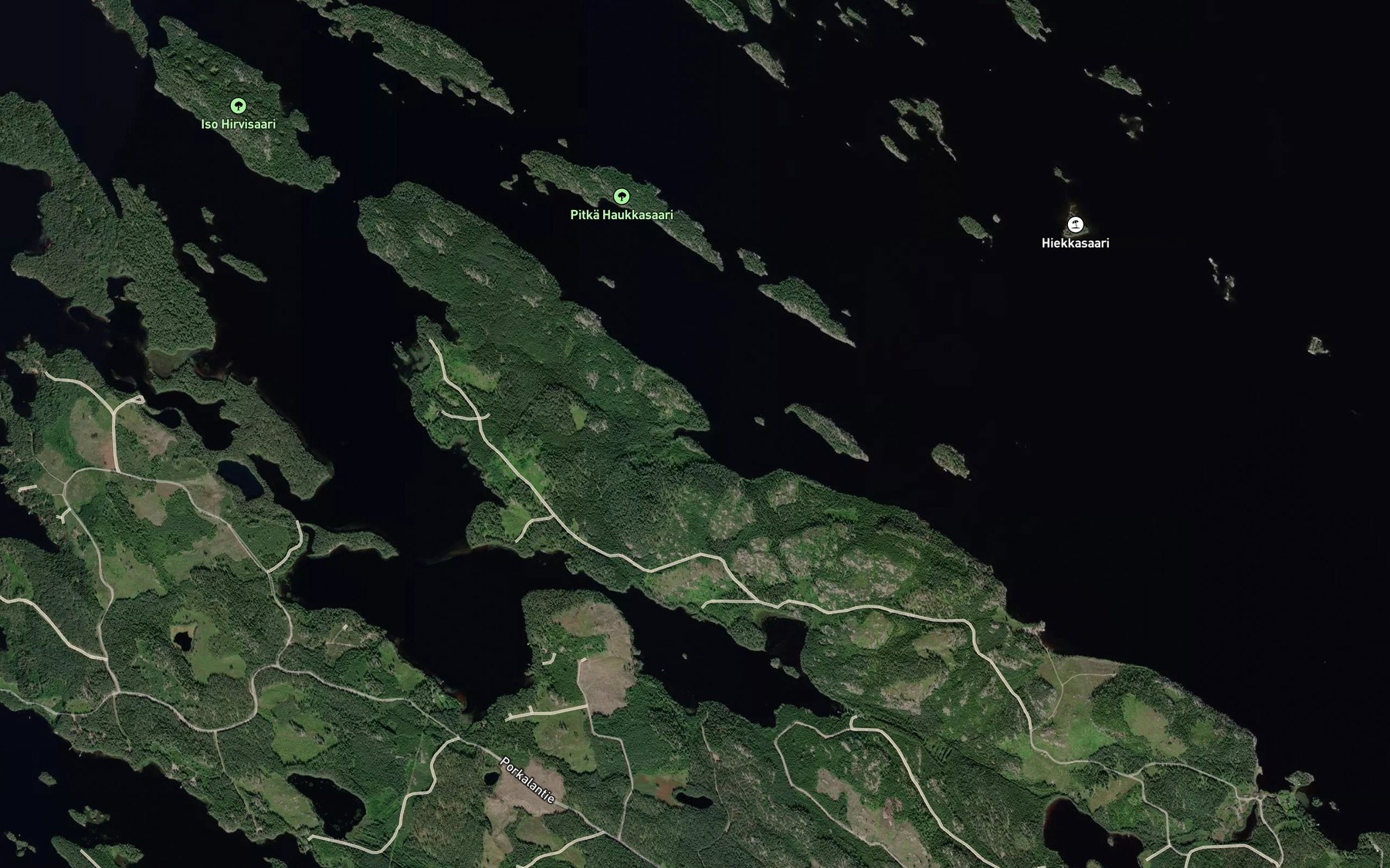 Satellite map of the Mutalahti