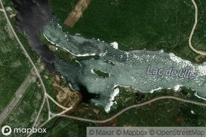 Satellite map of the Lac de l'Ile