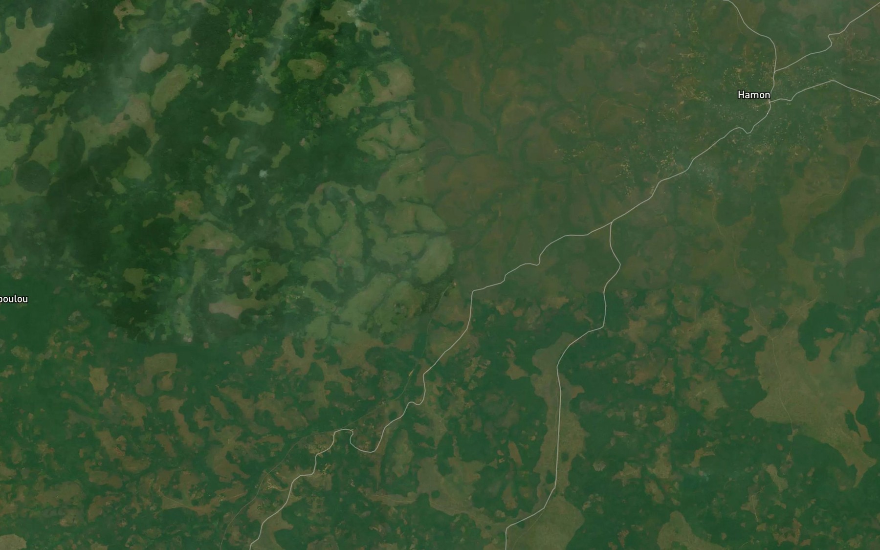Satellite map of the Djouele