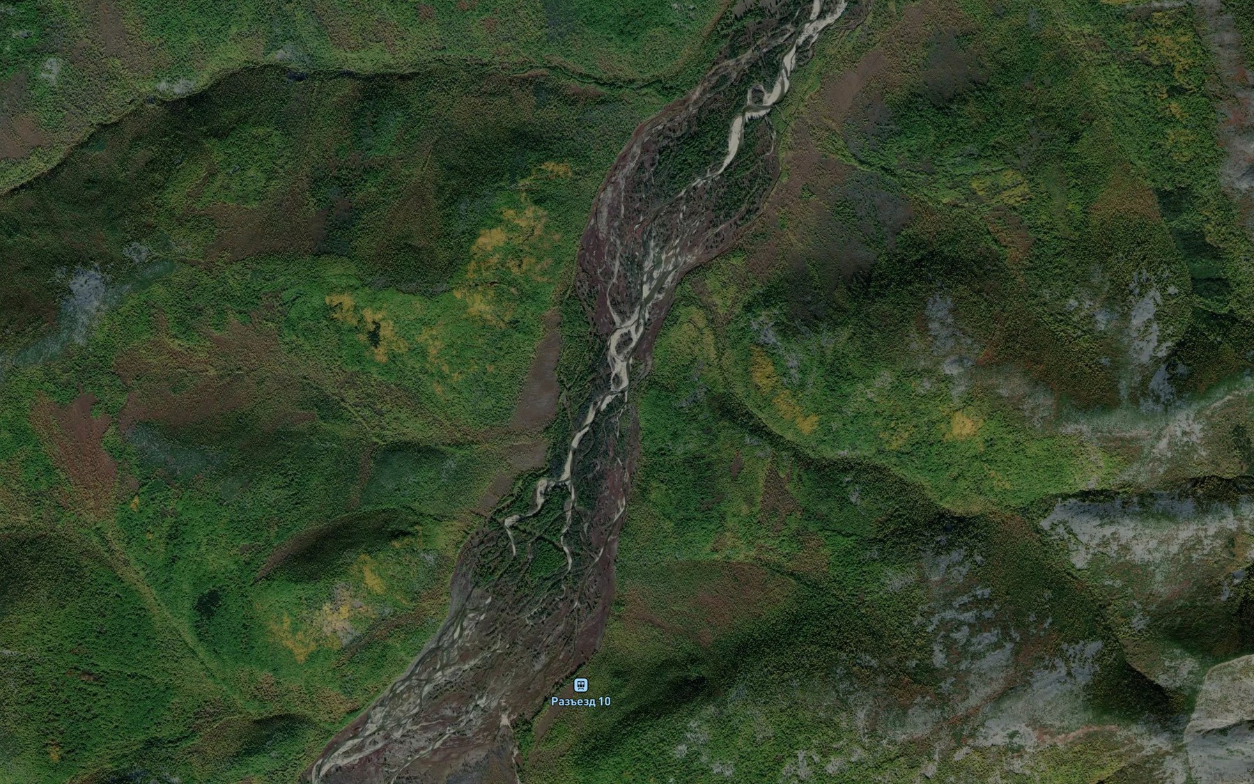 Satellite map of the Ire