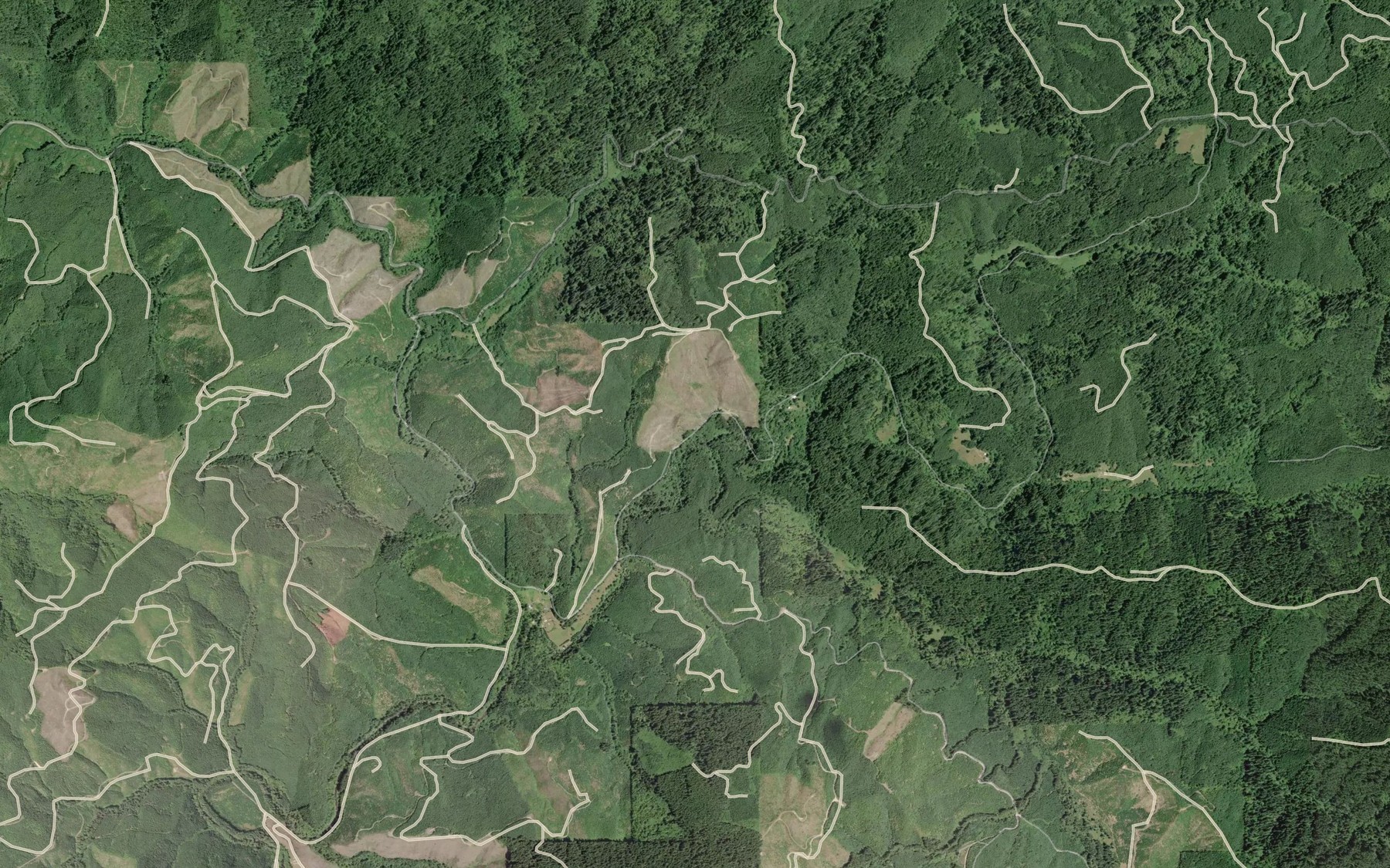 Satellite map of the Gopher Creek