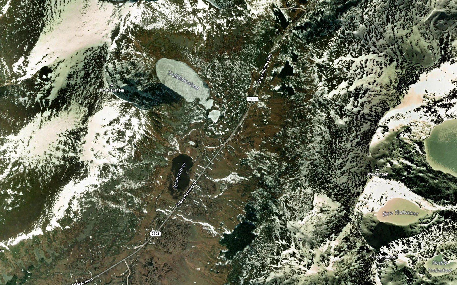 Satellite map of the Manlebekken