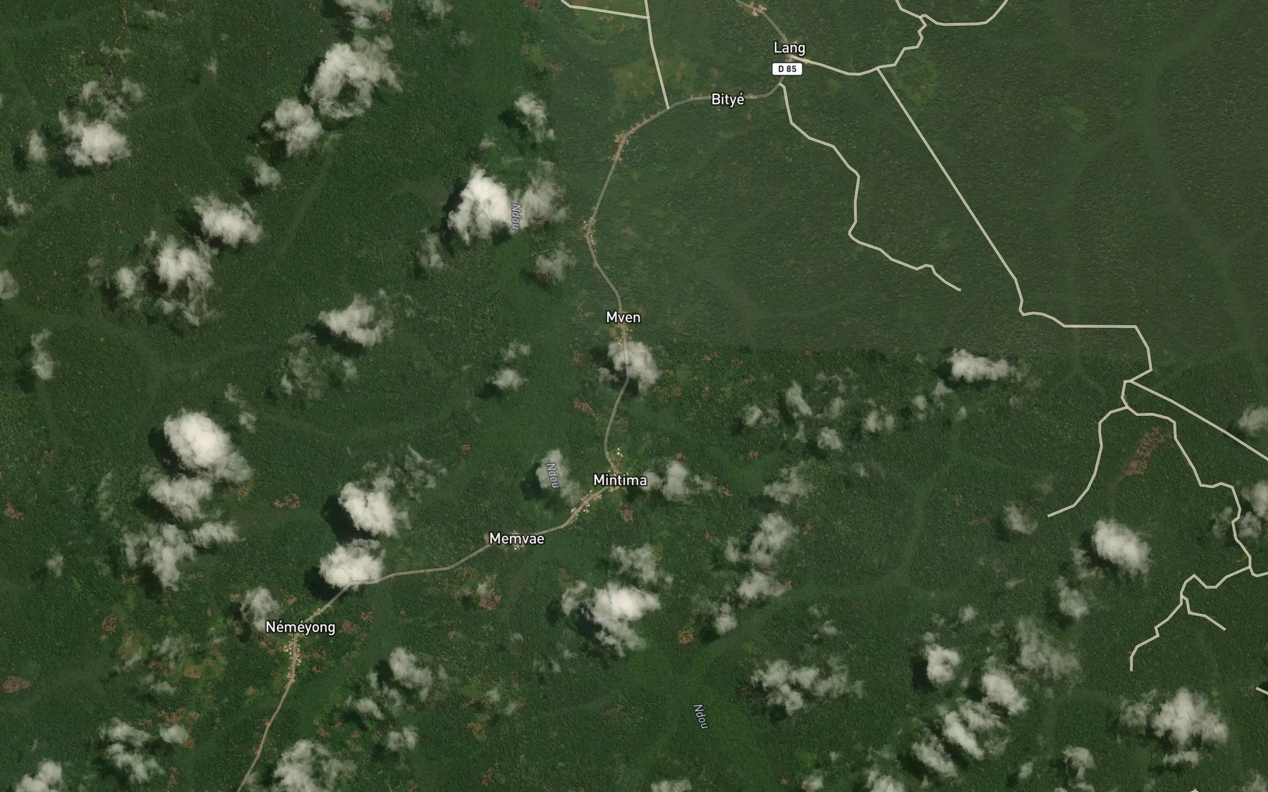 Satellite map of the Avo