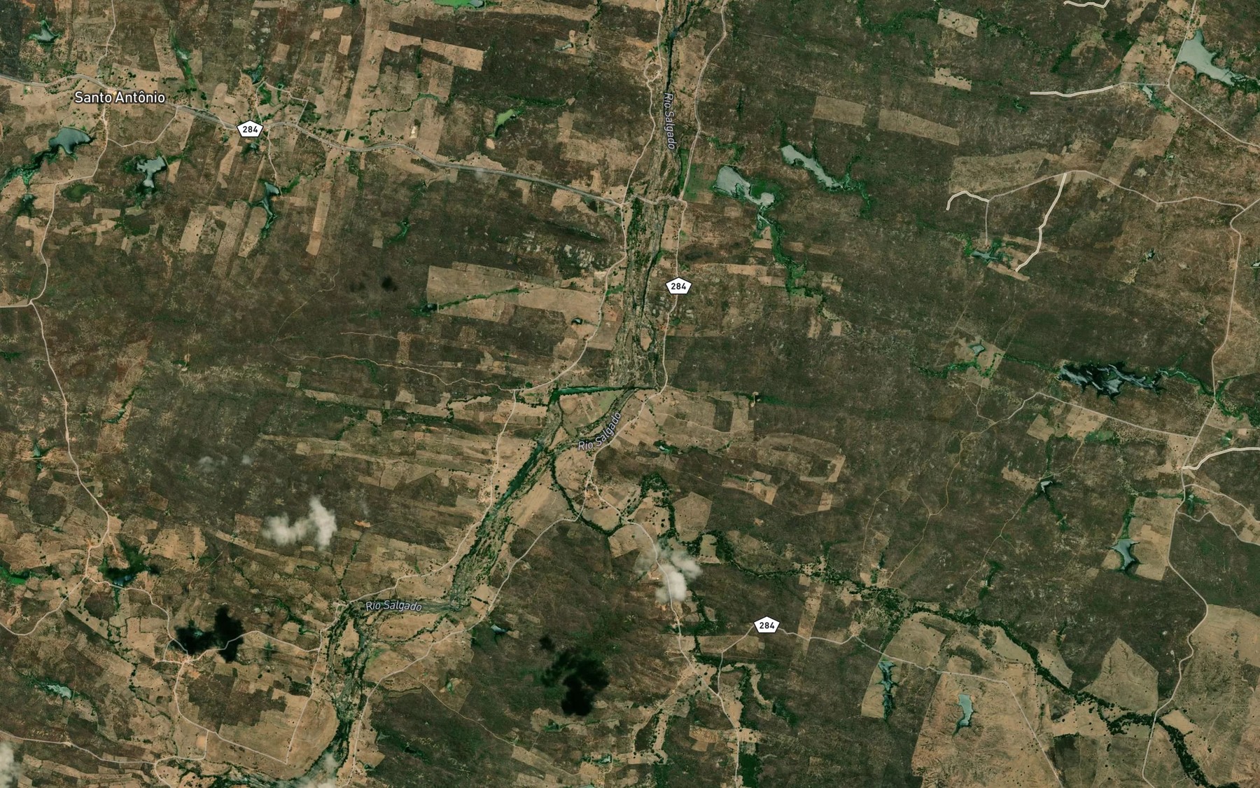 Satellite map of the Riacho Gado Bravo