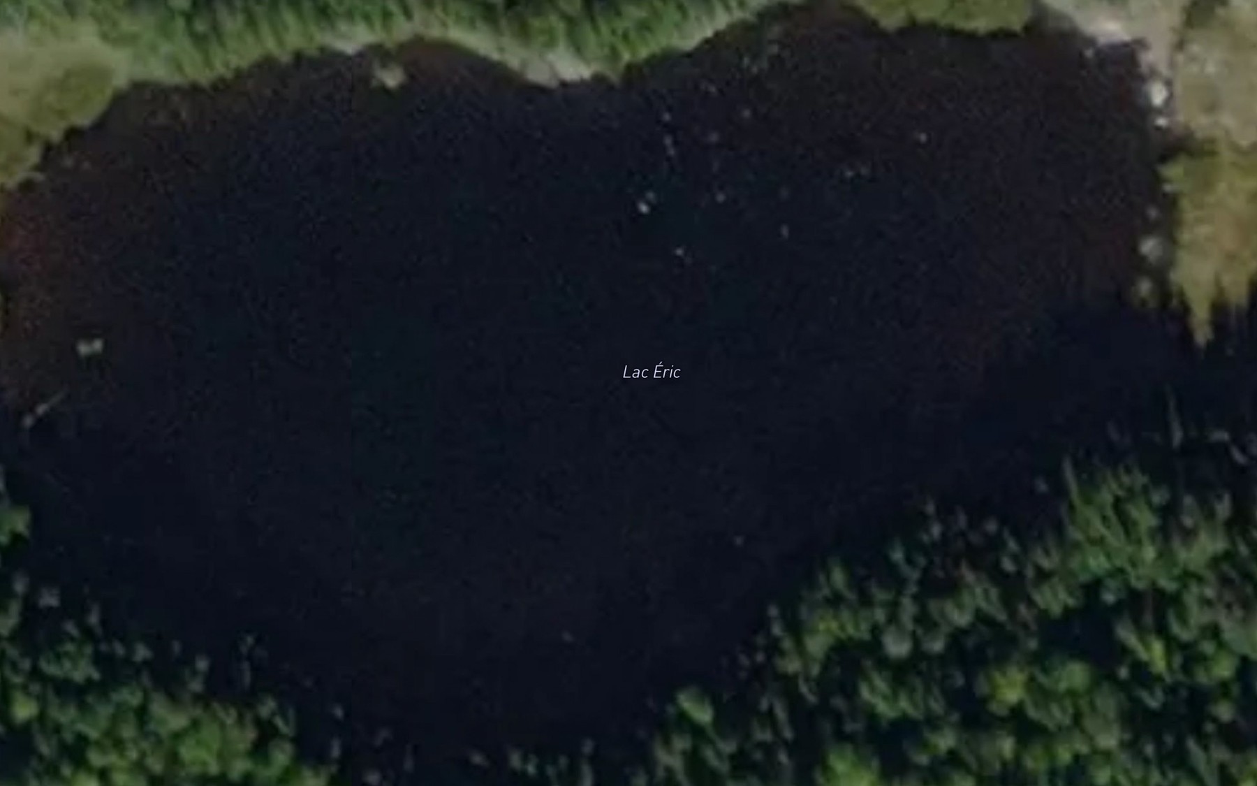 Satellite map of the Lac Eric